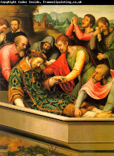 Juan de Juanes The Burial of St.Stephen